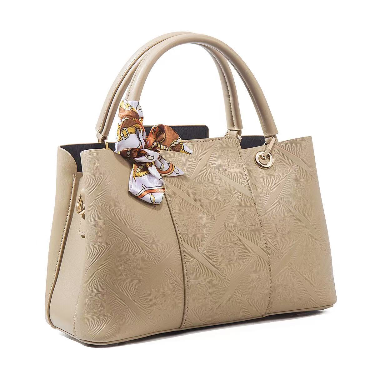 T047 fashion design genuine leather handbag