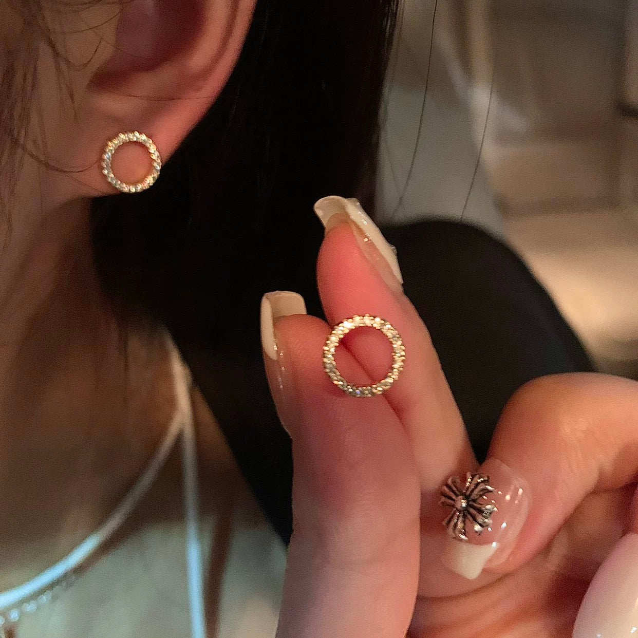 M146 Circle earrings