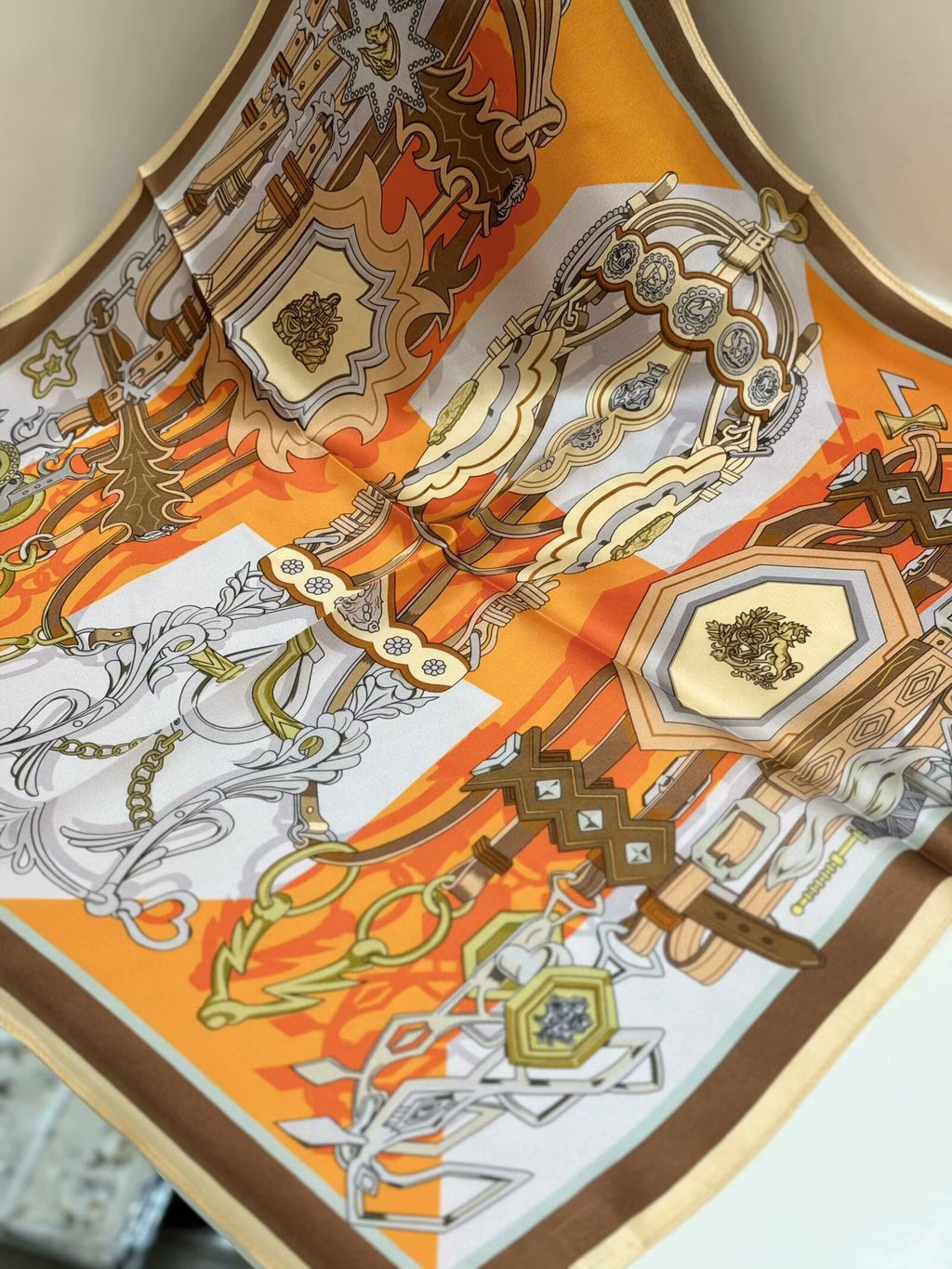 M390 Women's Large Silk Scarf