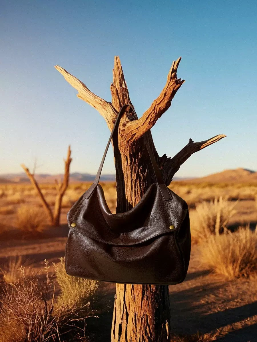 M412 genuine leather soft handbag