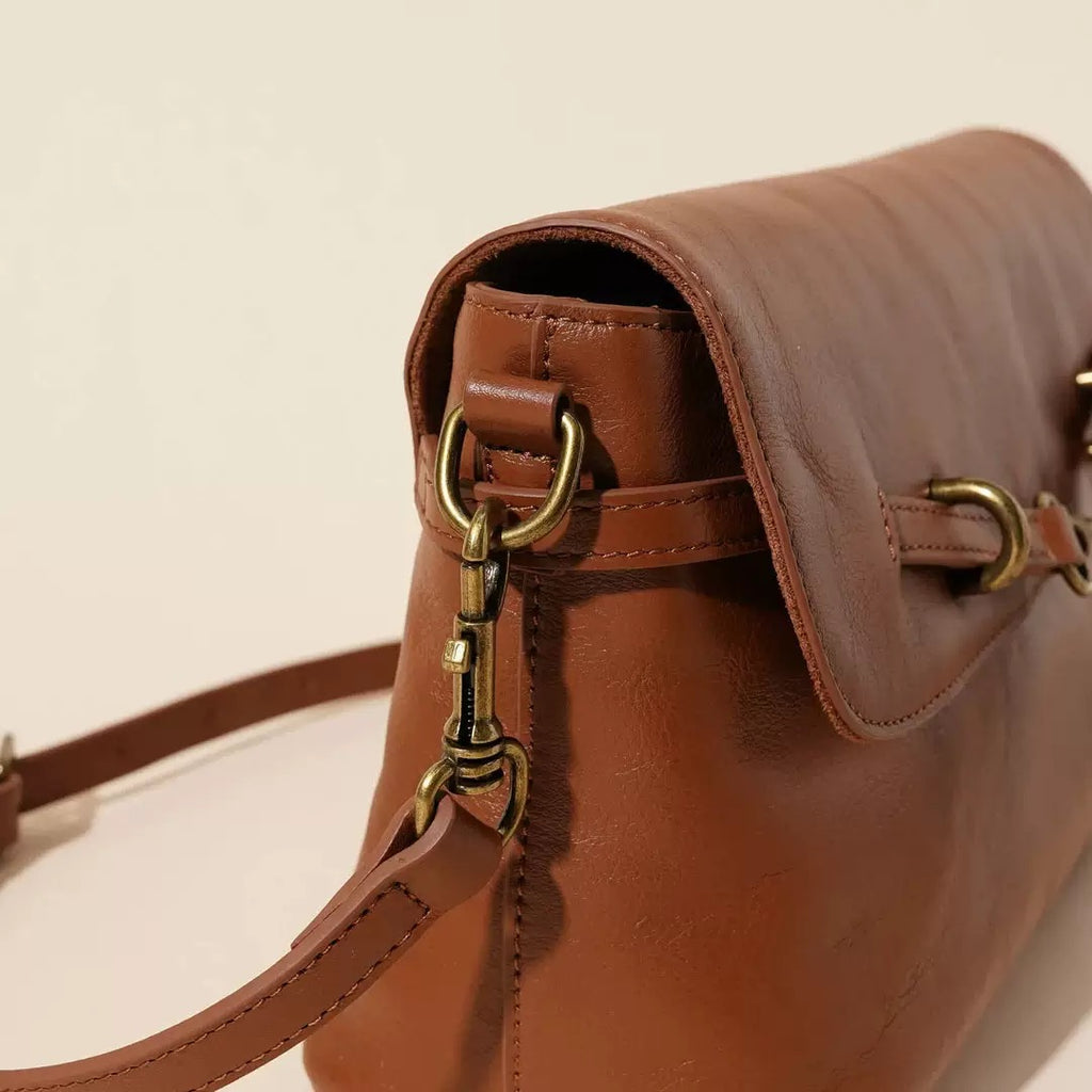2410 flap small size women niche handbag