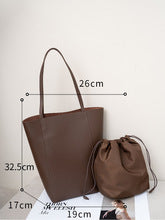 T049 suede leather large hobo bag