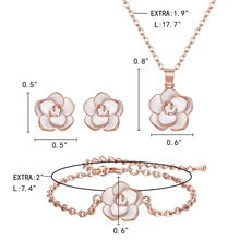 T017 alloy rhinestone jewelry set for wedding